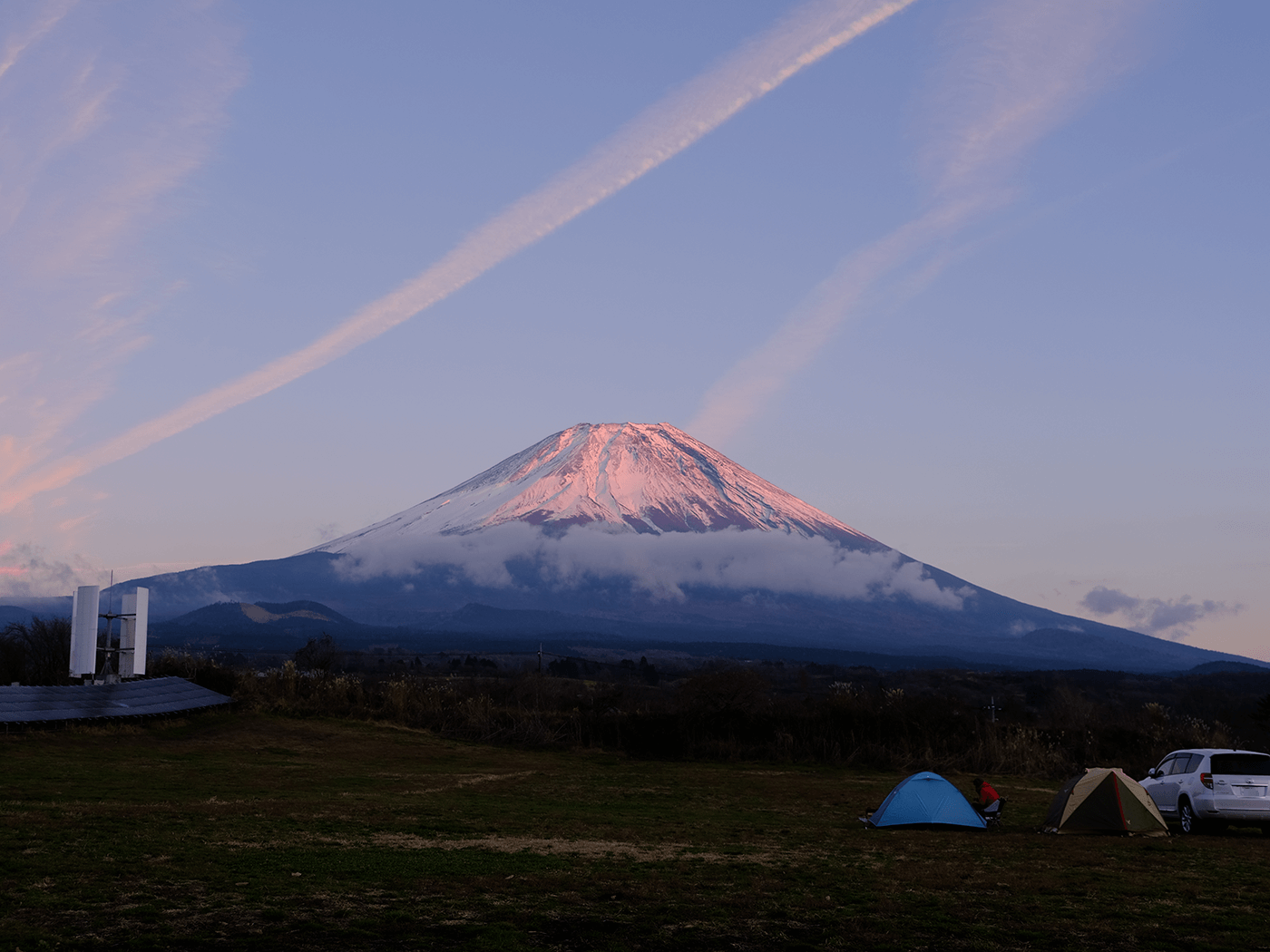 金曜日の富士エコキャンプ場は本当に天国のようでした！